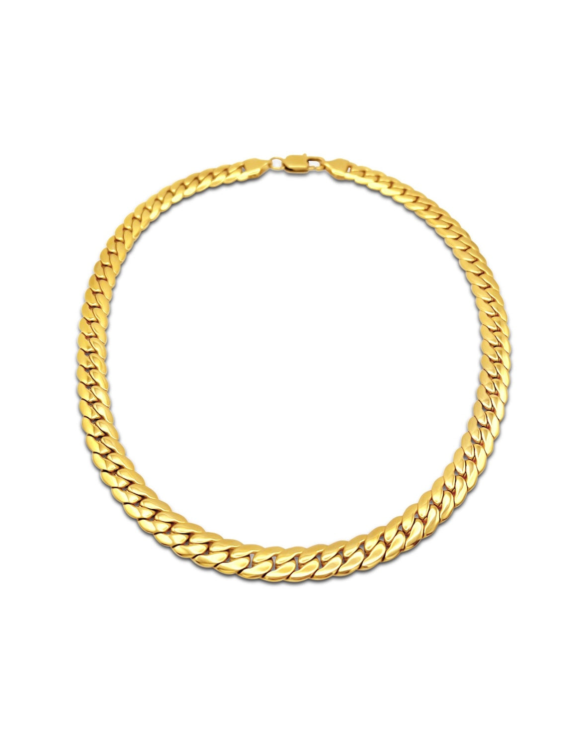 FLAT CUBAN NECKLACE