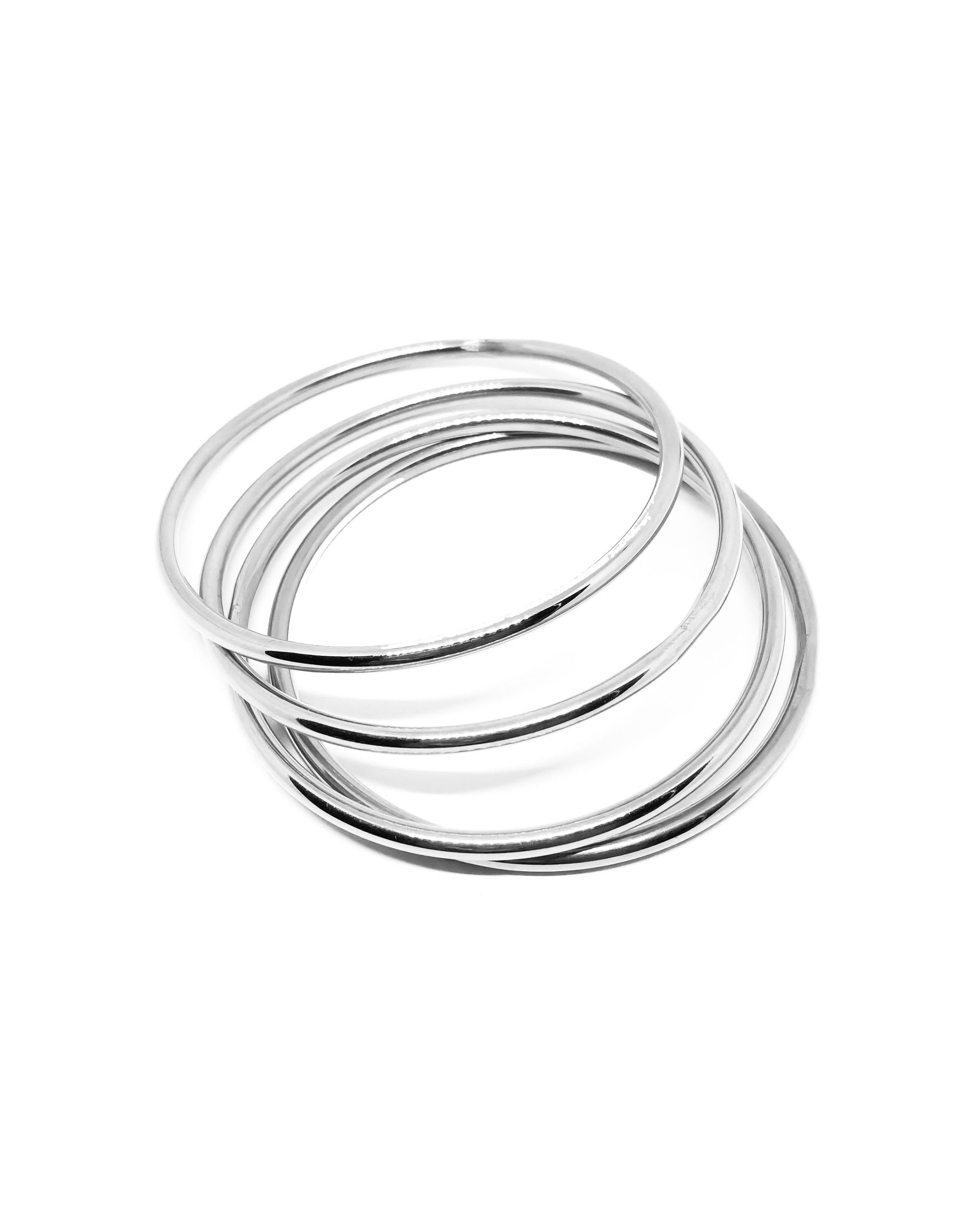 JAI 4MM BANGLE - SILVER