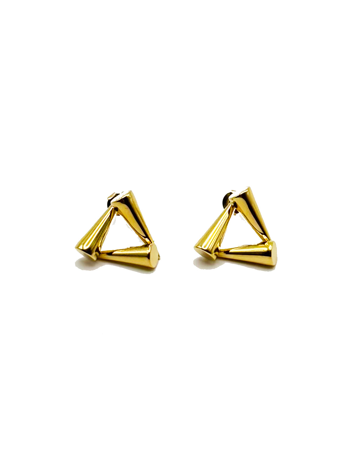 TRIANGLE STUDS - GOLD