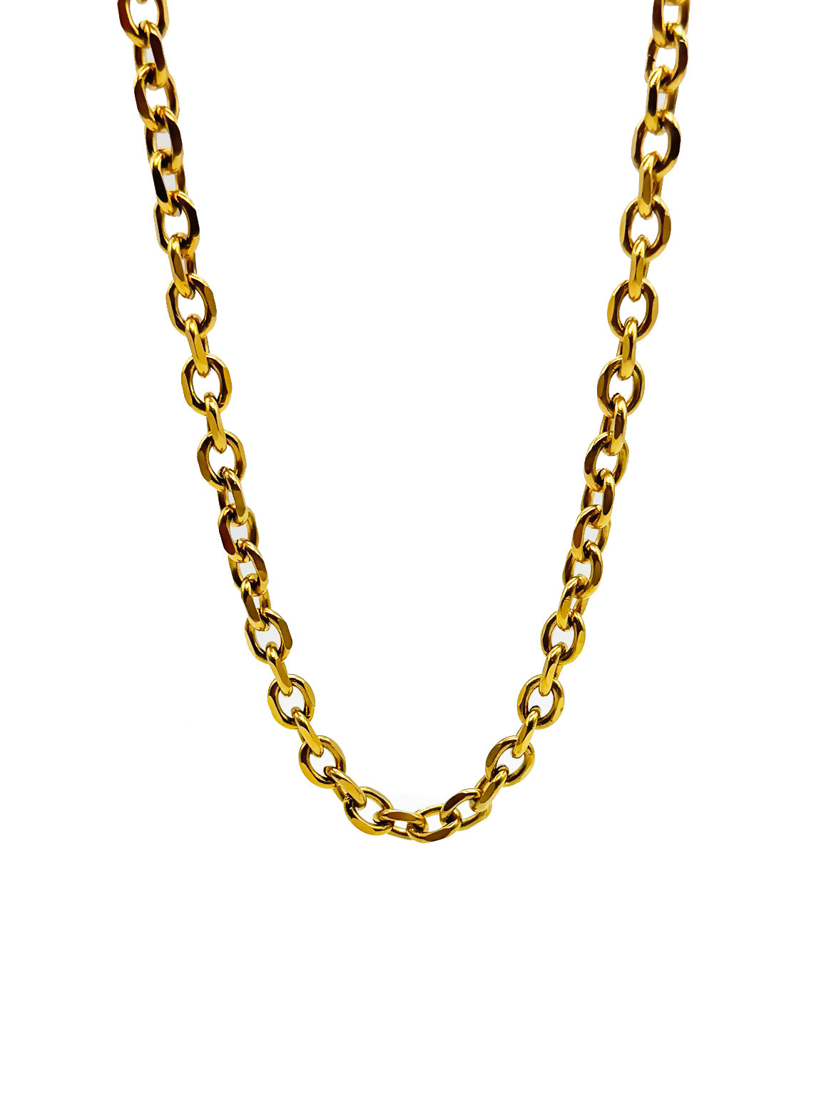 MATTE ROUND LINK CHAIN