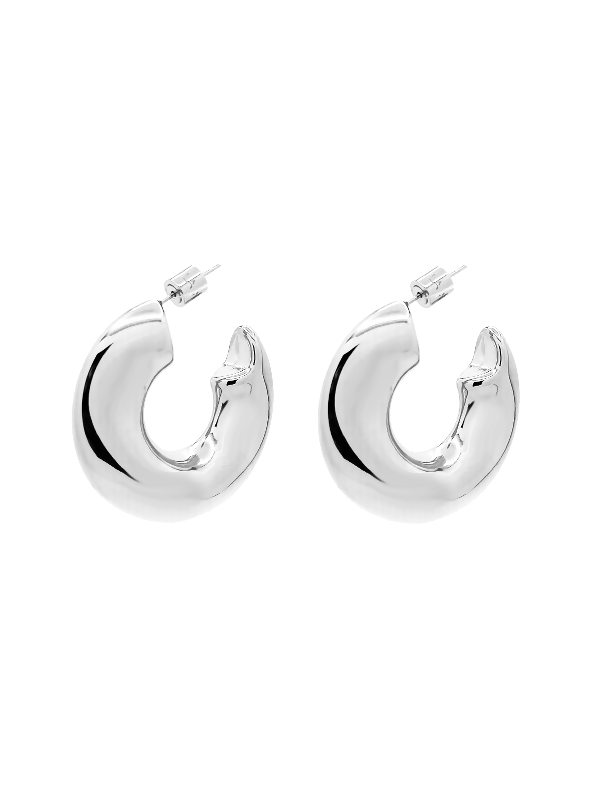 ELISE HOOPS - SILVER