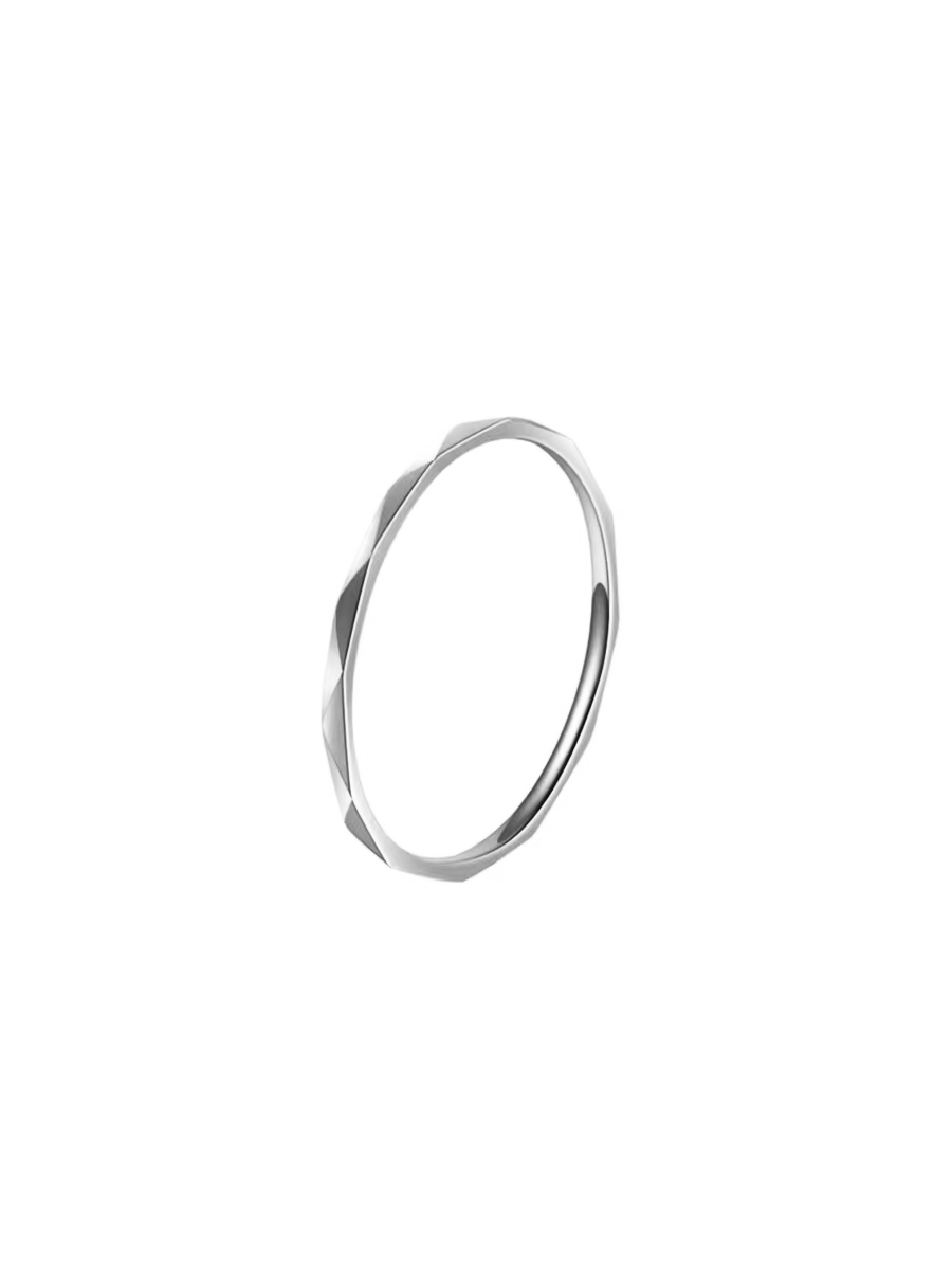 DIAMANTE RING - SILVER